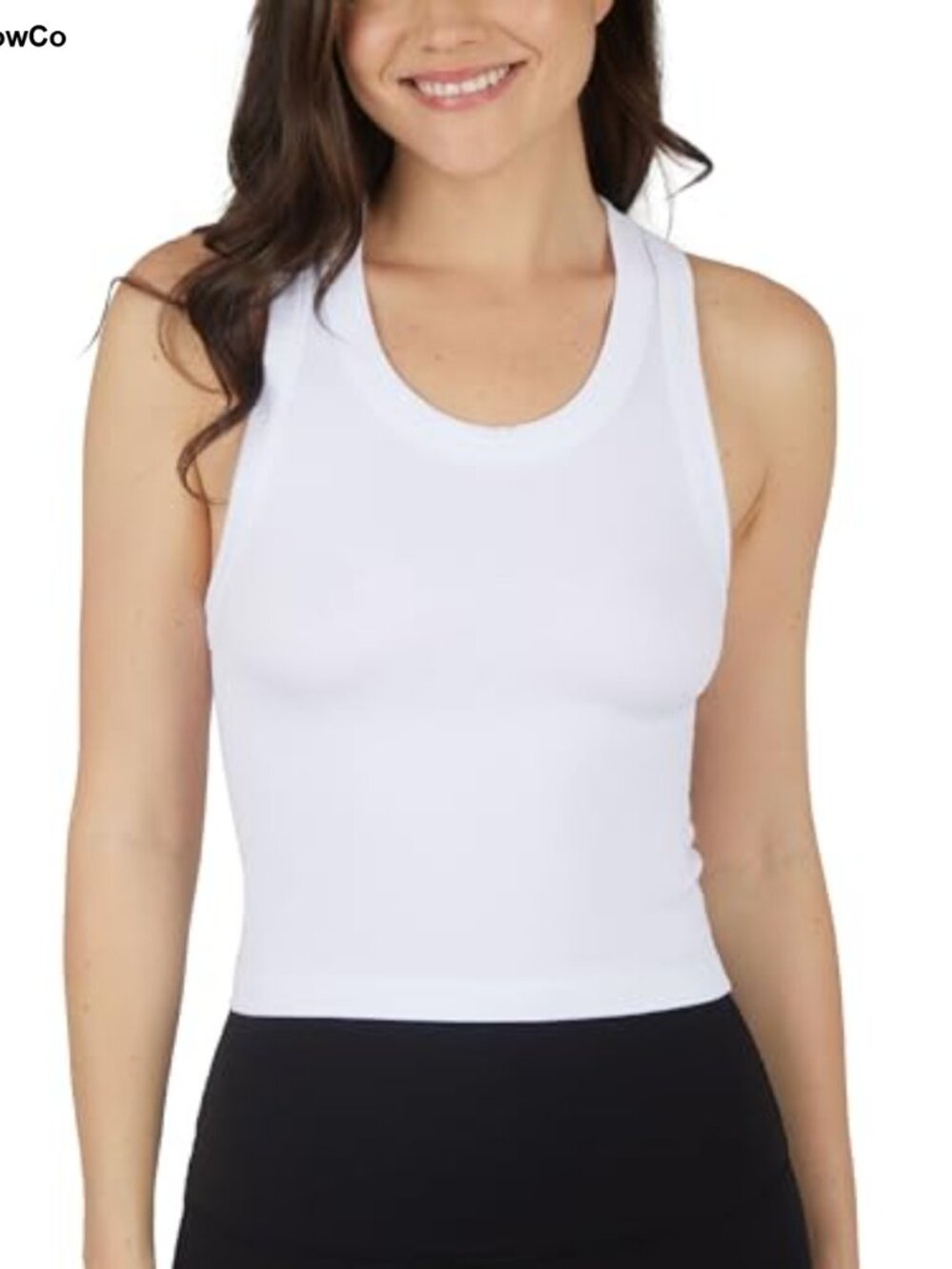 Seamless Ribbed Racerback Fitted Tank Top 3 Pack Athletic Workout - Picture 6 of 6
